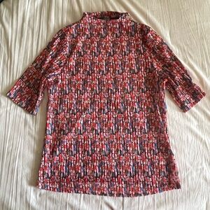 Women's Multicolor Patterned Top